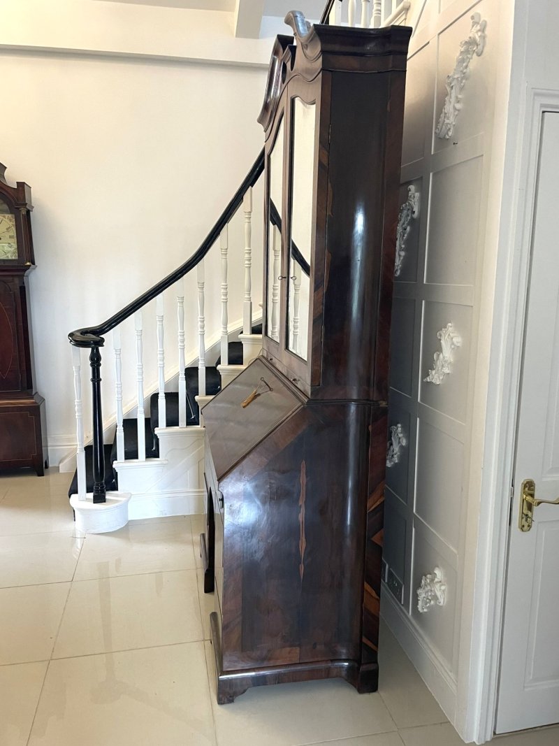 Antique 18th Century Rosewood Bureau Bookcase - Image 14